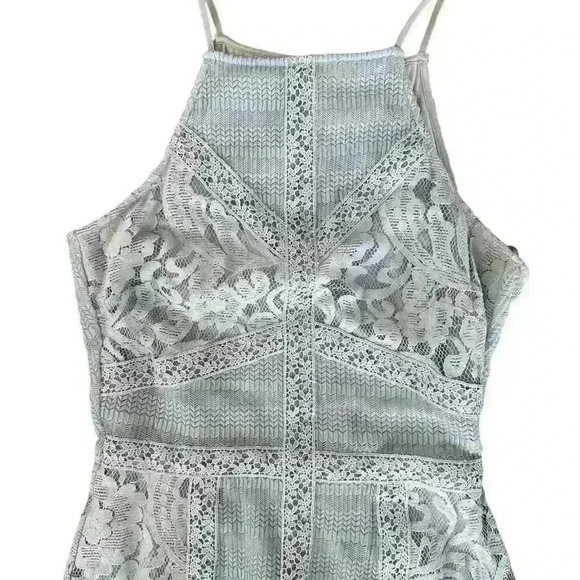 Gianna Bini Sky Blue Midi Bodycon Dress Size 2 - Picture 4 of 5